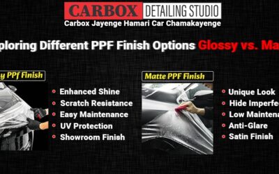 Exploring Different PPF Finish Options: Glossy vs. Matte