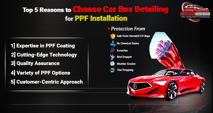The Top 5 Reasons to Choose Car Box Detailing for PPF Installation